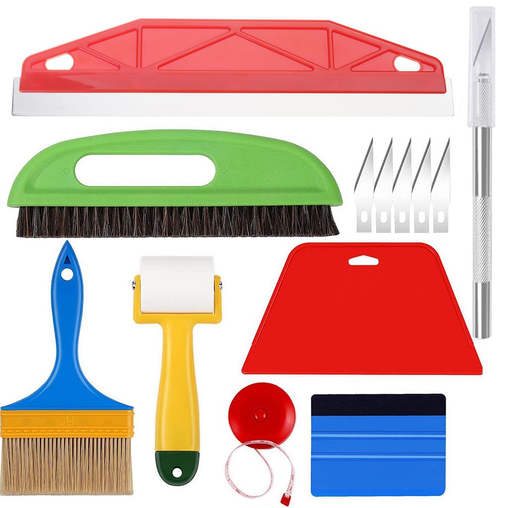 Comprehensive 7 Pieces Wallpaper and Paint Tool Set Convenient for Home Improvement and Professional Casual Use