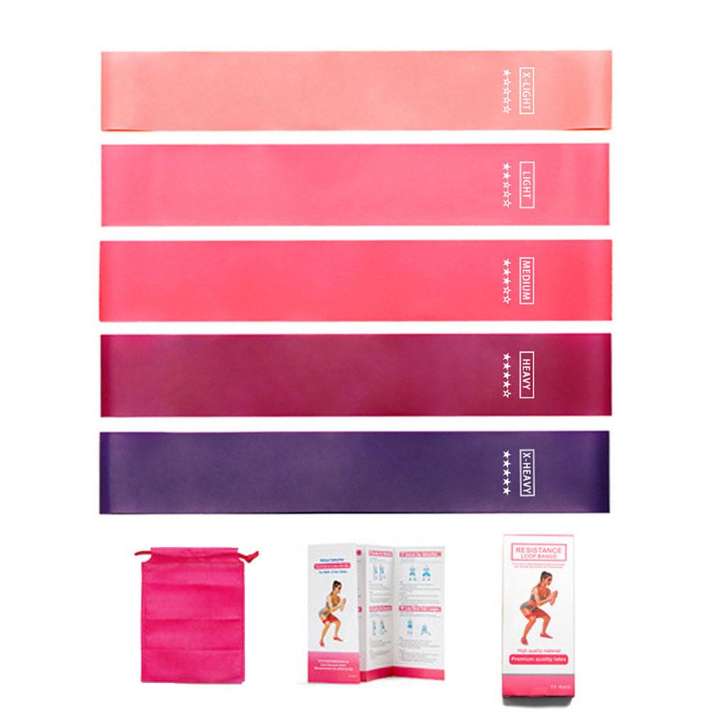 Portable Yoga Training Fitness Band Wear-resistant Elastic Resistance Bands Exercise Workout Equipment