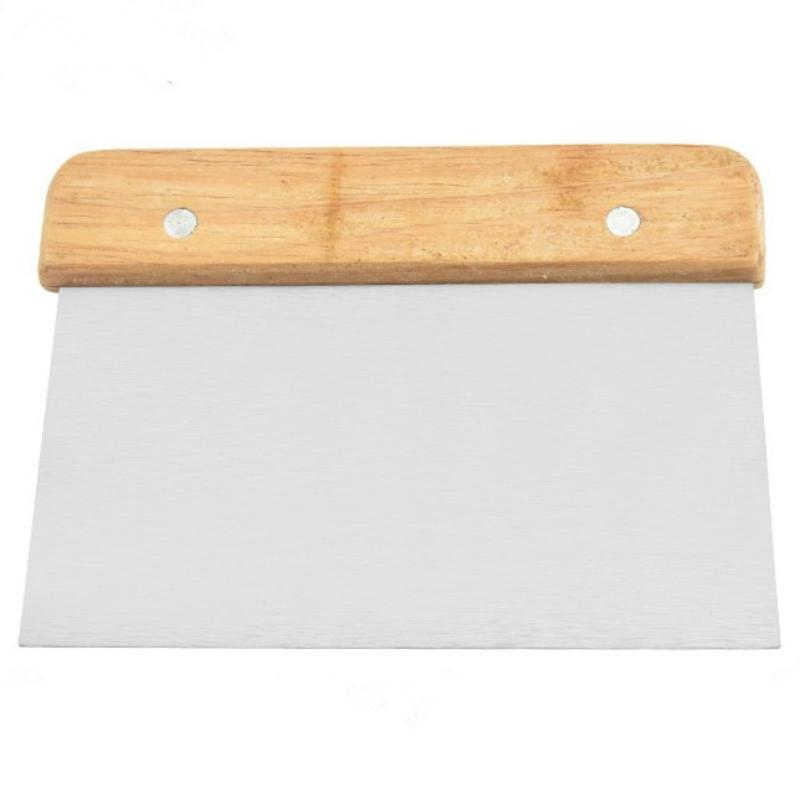 Stainless Steel Cake Scraper  with Scale Versatile Dough Cutter for Baking Pastry Bread Kitchen Accessory