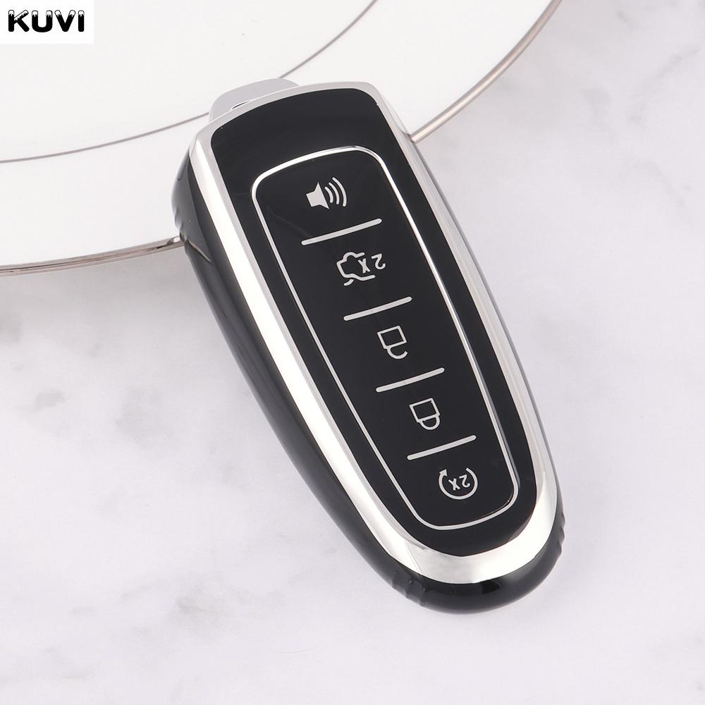 

Tpu Car Key Case Cover Shell Fob For Ford Edge Explorer Escape Focus Taurus Flex For Lincoln Mks Mkt Mkx Mkz Navigator 5 Button