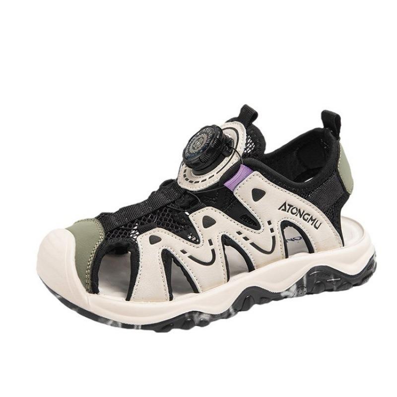 Boys Sandals Summer Big Kids Closed Toe Soft Sole Non Slip Children Sports Beach Shoes