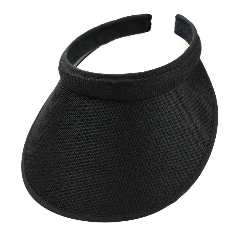 Women Summer Empty Top Visors Sun Hat Simple Solid Color Wide Brim Sunscreen Cap Female Outdoor Adjustable Travel Beach Hats