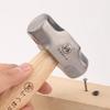 1pc Mini Hammer High Carbon Steel Small Hammer Solid Wood Short Handle Octagonal or Round Head Hammer Small Manual Hardware Tool