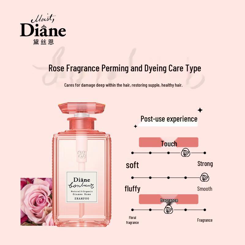 Diane Bonheur Rose Perm & Dye Repair Shampoo