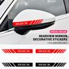 2PCS Car Styling Rearview Mirror Decoration Sticker For GL6 Envista Park Avenue Royaum Enclave Encore Envision Excelle XT