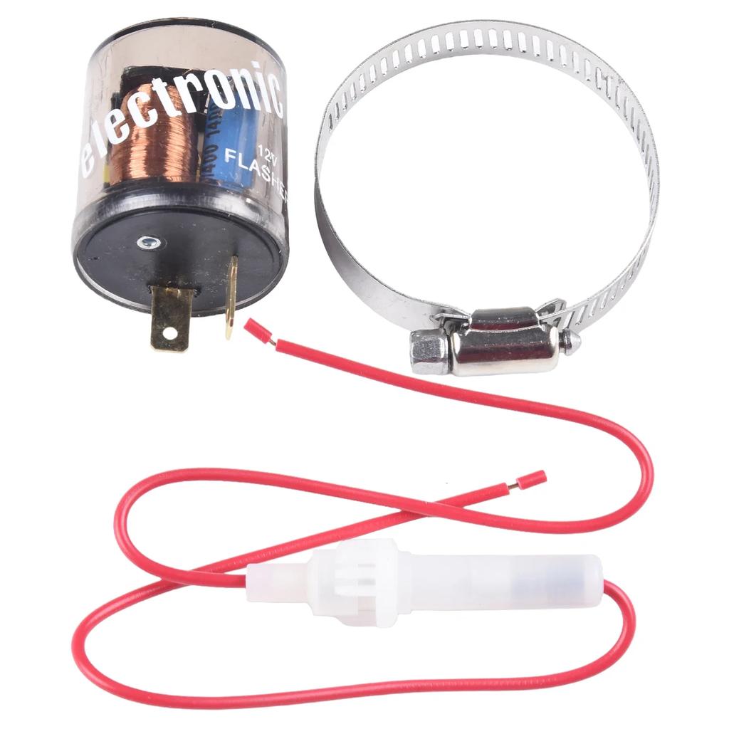 12V Universal Turn Signal Switch For Ford For GMC 12V Street Hot Rod Turn Signal Switch with Flasher & Mounting Clamp