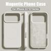 Support Magnetic Wireless Charging Silicone Case for iPhone 17 16 15 14 13 12 11 Pro Max Soft Shockproof Cover for 14 15 16 Plus