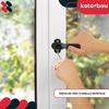 Window Handle for Balcony Doors Brown Spindle 35 MM