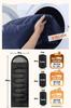 Sleeping Bag for Summer and Winter New 230T Multifunctional Sleeping Bag Multifunctional Sleeping Bag 1Kg Compact Envelope Type Lightweight Filling