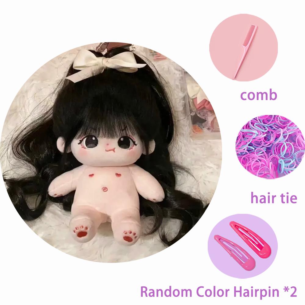 

20 см кукла-идол из хлопка, плюшевая кавайная детская одежда, набор для самостоятельного изготовления, мягкая игрушка, коллекция, подарок на день рождения для девочки, Хэллоуин