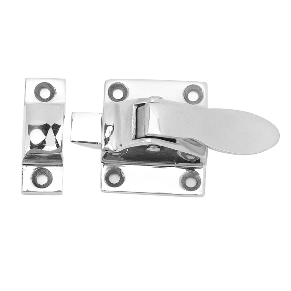 48 X 38mm Marine Grade Door Latch Lockable Latch Clamp Twist Catch Latch Cabinet Door Latch RV