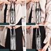 Weave Water Cup Mesh Bag Hand Woven Pouch Visible Bag  For Sport Camping Accessories