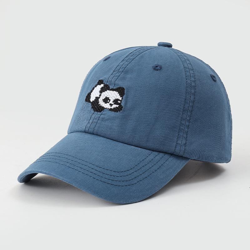 Versatile retro baseball cap spring and summer sweet cute embroidered hat women's outdoor sports cap sun hat