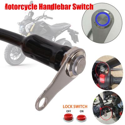 New LED Motorcycle Switch Waterproof Handlebar Switch Reset Manual Return Button Engine ON-OFF Accessories Tools Dropshipping
