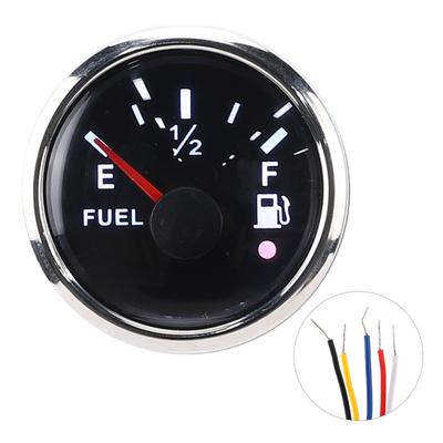 2in Yakıt Seviyesi Göstergesi Akıllı Alarm IP67 Su Geçirmez Deniz Otomatik Enstrüman 316 Paslanmaz