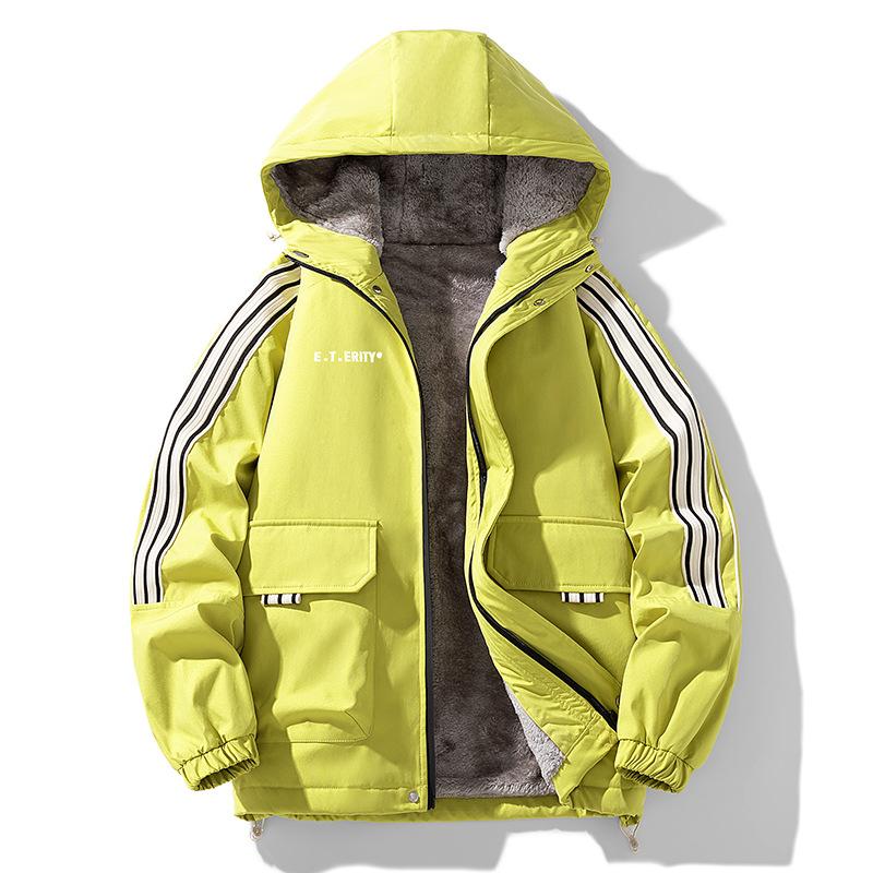 Übergröße 8XL Jacke Herrenjacke Herbst und Winter Plus Samt Große Größe Locker Lässige Jacke