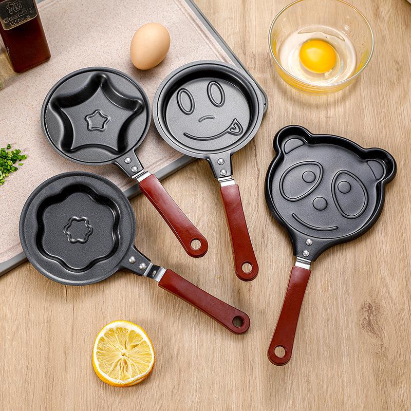 Heart-Shaped Non-Stick Cartoon Frying Pan for Eggs and Burgers