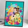 DIY Diamond Painting Beautiful Princesses Cross Stitch Kit Mosaic Art Diamond Painting Full Circle Diamond Home Decoration