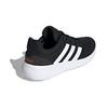 adidas Lite Racer CLN 2.0 J Black White Kids Sneakers Core-Black Cloud-White Scarlet GZ7739