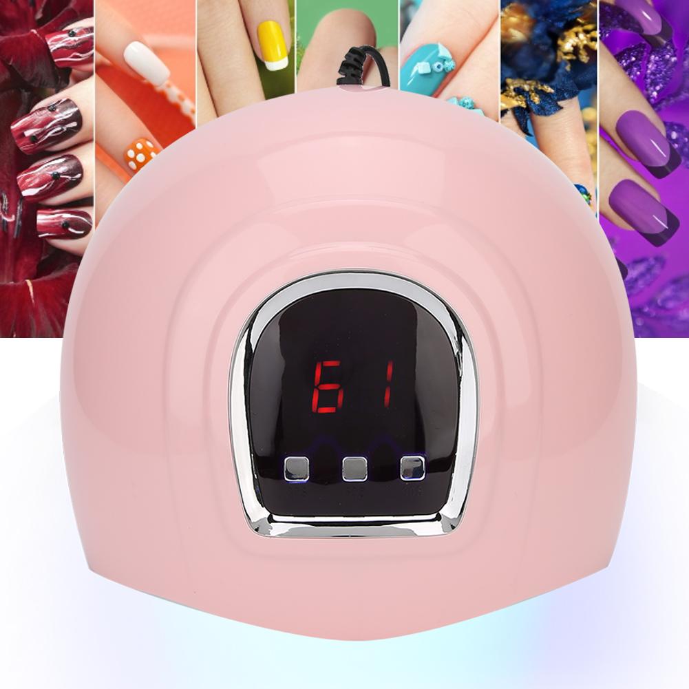 54W USB Intelligent LED UV Gel Lamp Curing Machine Nail Polish Dryer Manicure ToolNail Dryer