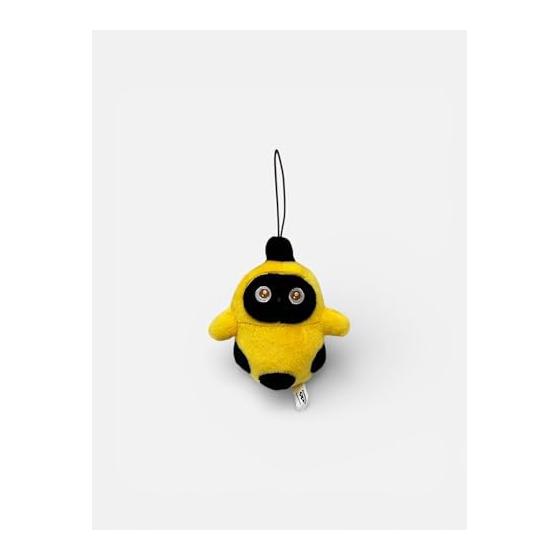 LOVOT Plush Toy - LOVOT Yellow with Elastic String - Prize Item - Amusement Exclusive - Yellow