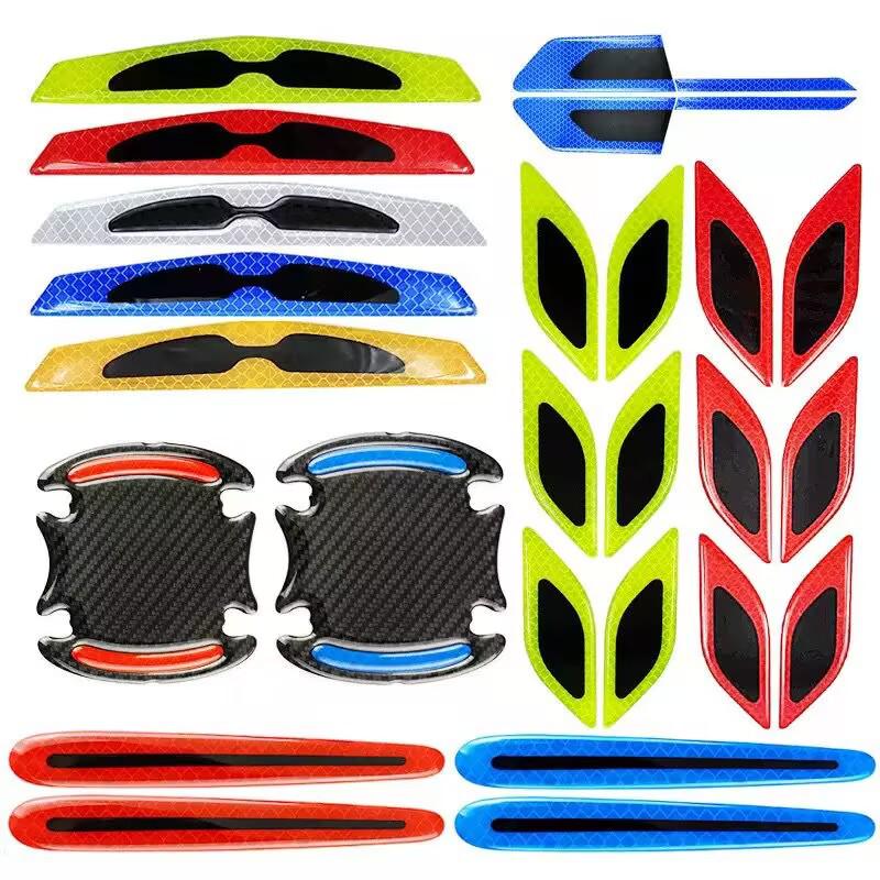 Car Door Handle & Bumper Protector Film - Anti-Scratch Decorative Sticker for Front, Rear, and Wheel Arch