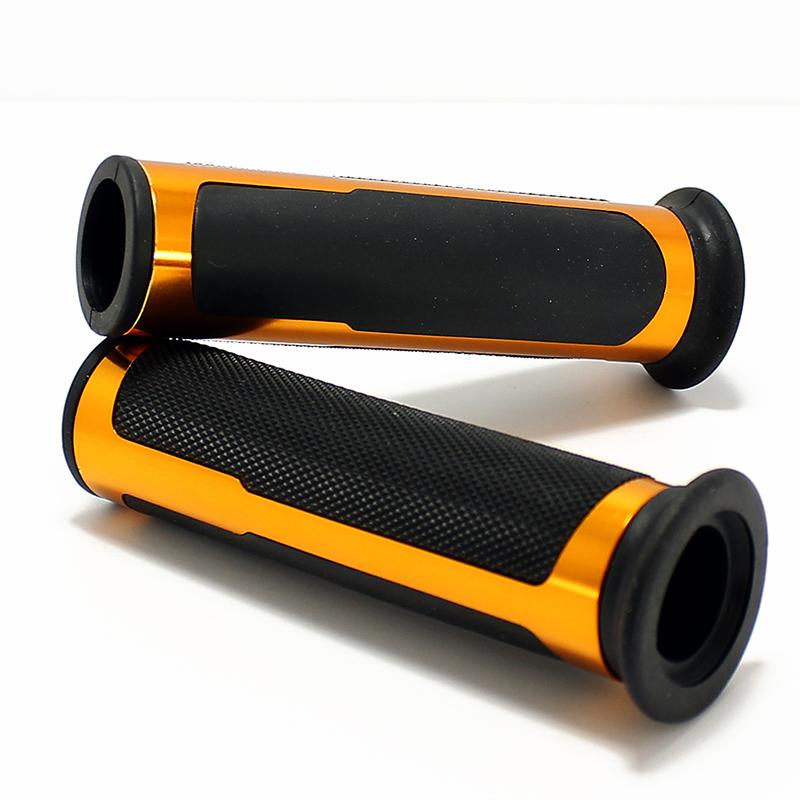 For Kawasaki Suzuki GSXR600 750 SV650 For YAMAHA R1 R6 7/8" 22mm Rubber Motorcycle Handlebar Hand Grips Handle