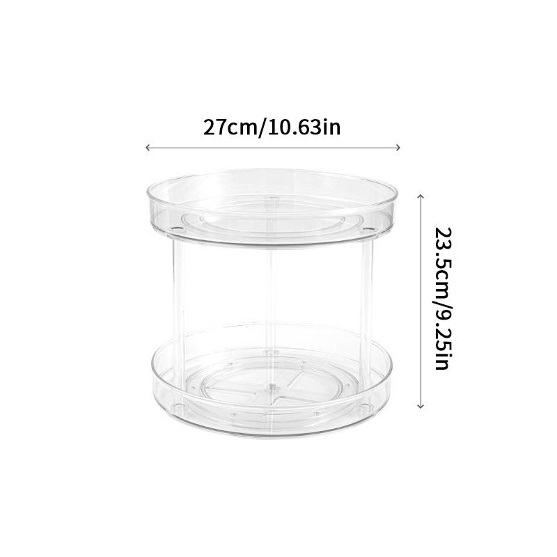 360Degree Rotatable Desktop Cosmetic Rack Bathroom Shelf Large-Capacity Perfume Aromatherapy Skin Care Product Storage Rack Organizer