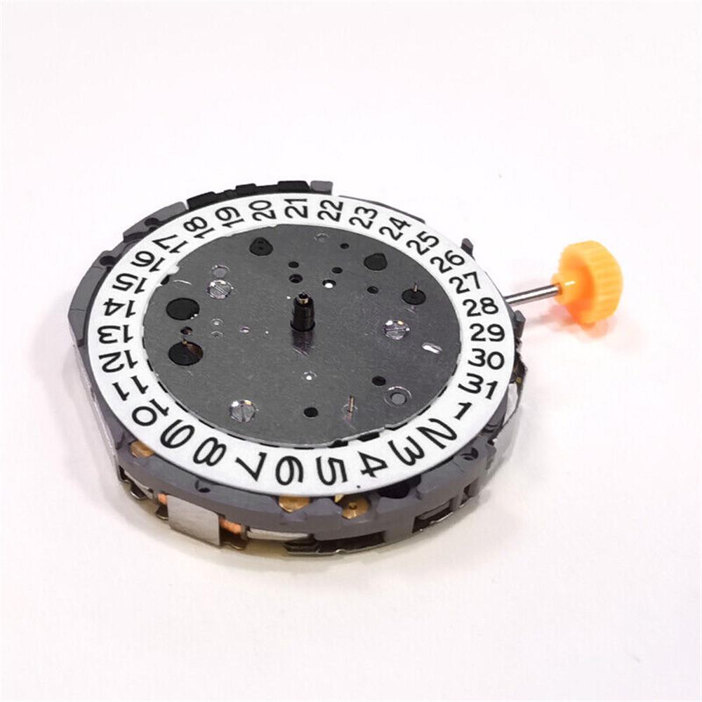 1Pc Quartz Movement For MIYOTA JS26 6 Hands Date At 3 O'clock with Battery Watch Replacement Part Movements Drop Shipping