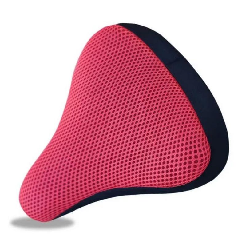 Seat Cushion Cover Bicycle Saddle 3D Soft Bike Seat Cover Silicone Seat Cushion Cycling Breathable Saddle Comfortable Bicycle