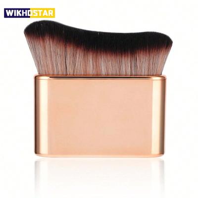 Kendinden Bronzlaştırıcı Fırça Yumuşak Vücut Makyaj Fırçası Taşınabilir Kendinden Bronzlaştırıcı Fırça Kendinden Bronzlaştırıcı Yüz Fırçası Vücut ve Bacak Makyajı İçin(Altın gül)