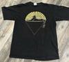 Vintage 1978 Jerry Garcia Band Cats Under The Stars T-Shirt Seltenes Schwarz-Gold Unisex T-Shirt
