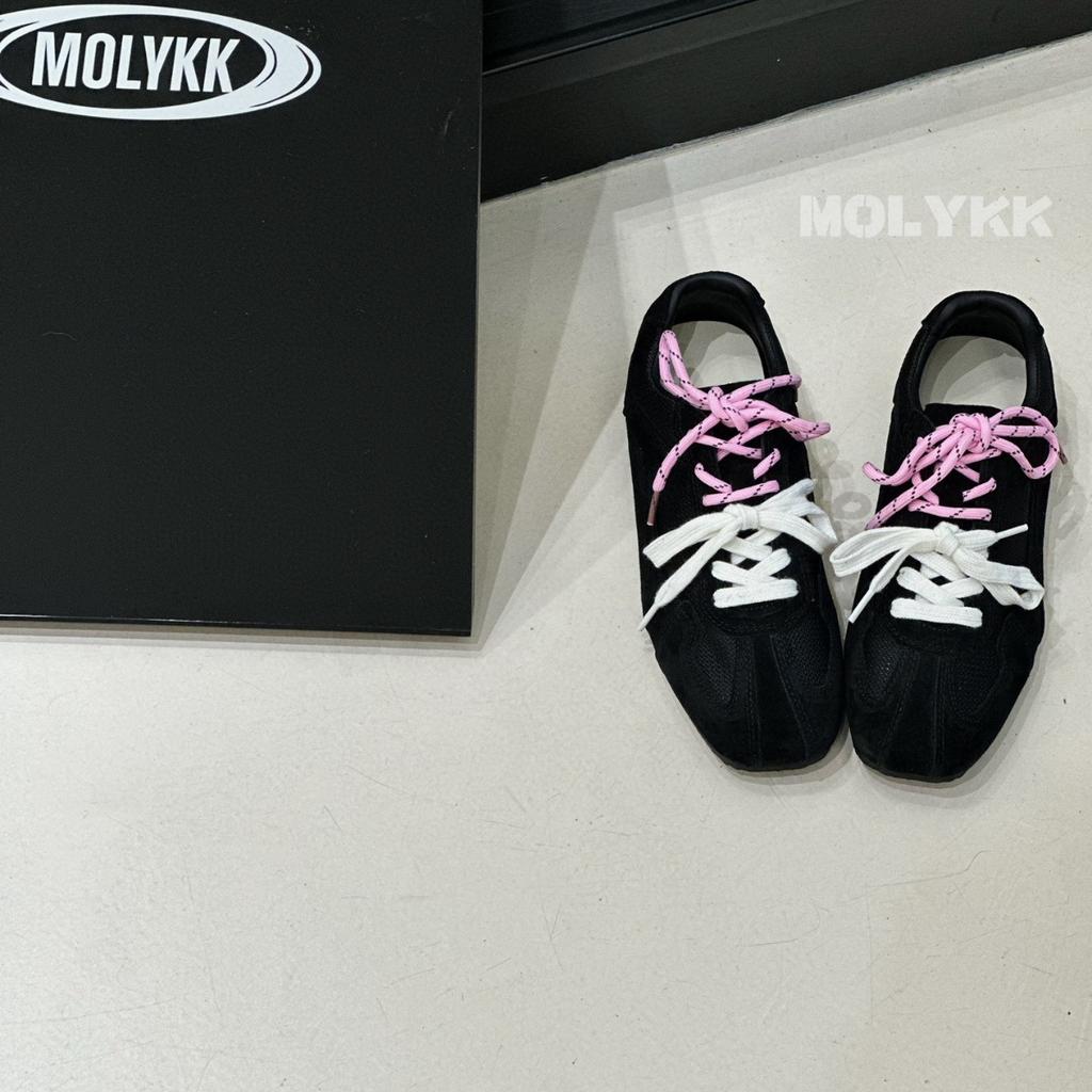 Black German training shoes women's 2025 autumn new casual shoes retro style leather pair of shoelaces breathable soft-soled Forrest Gump shoes