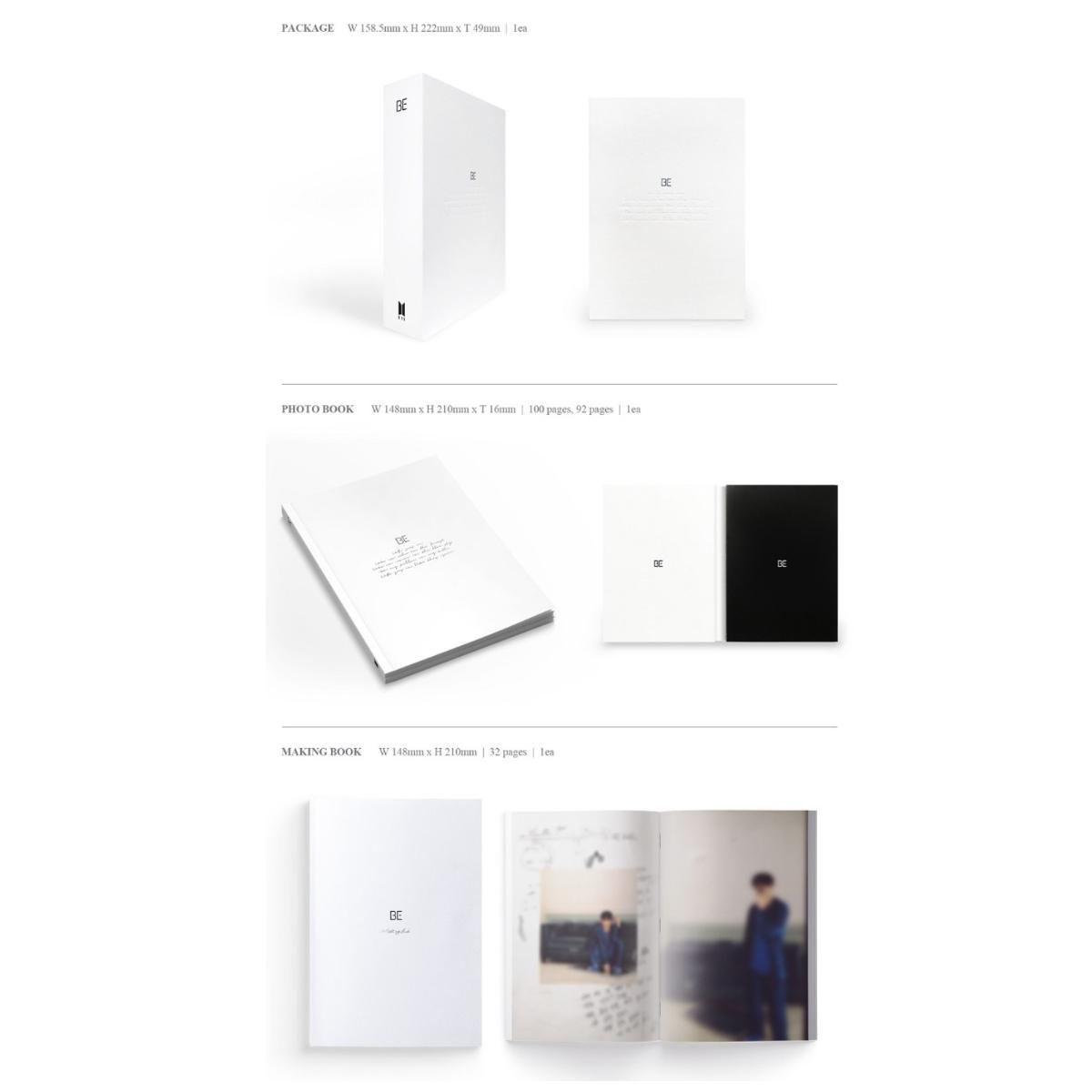 BTS BE BTS BE (Deluxe Edition) フォトブック Interview Photobook