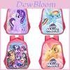 Adorável Mochila Escolar My Little Pony Para Meninas Design de Desenho Animado Fofo