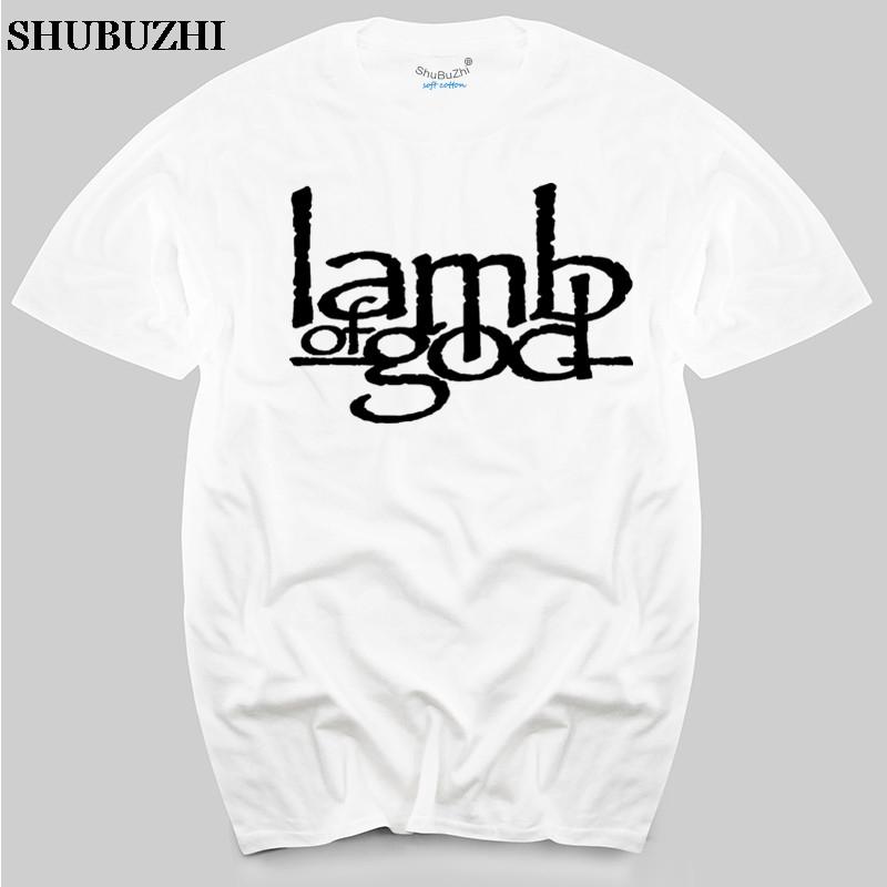 T-shirt Mens x3XL Lamb of God Shirt Men's Top Tees Cotton Tee-shirt Euro Size New Shubuzhi Brand