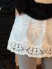 Lace Anti-Exposure Half-Skirt for Women - Layering Plus Size Design, Suitable for Spring, Autumn, and Winter.
