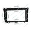 Car Stereo Fascia For Honda CRV CR-V 2007-2011 9 Inch Android Head Unit Dash Frame Trim Kit