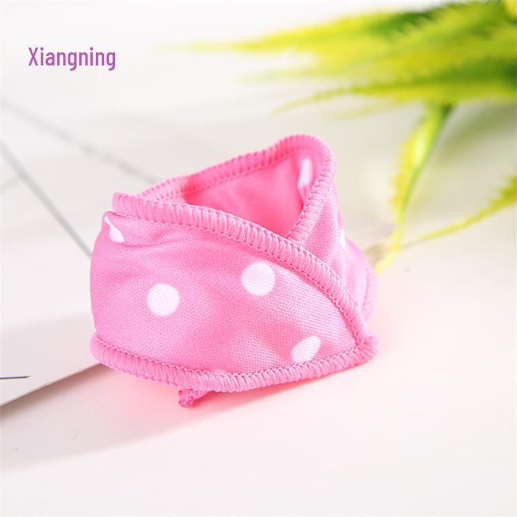 

Polka Dot Hair Rollers for Girls - Wavy Sponge Strips, Lazy Sleep Curlers, Cute Ribbon Curlers