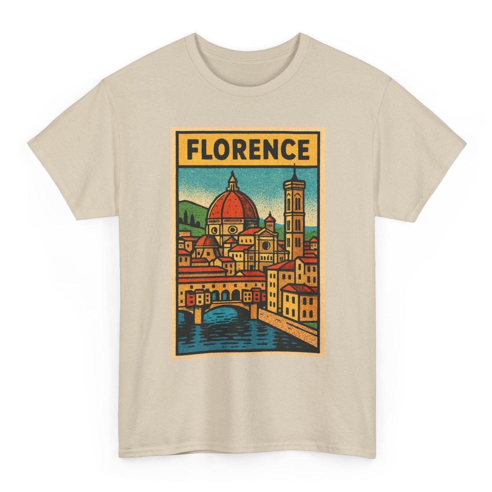 Florence T-Shirt Unisex: Retro Italy Tee 3XL