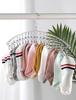 Clothes Drying Rack Clothes Hanger With 8 Clips, Stainless Steel Laundry
