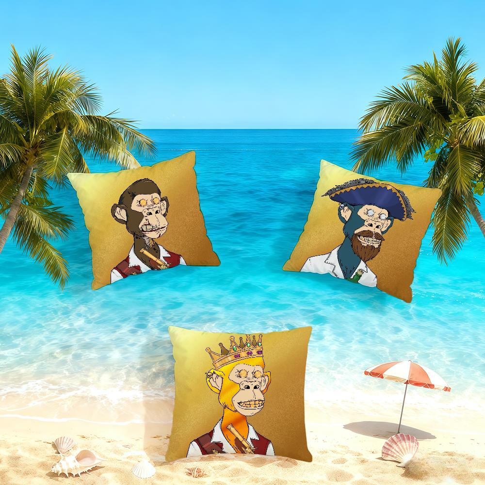 Cool N-NFT Monkey Cushion Cover Home Office Convenient Nordic Simplicity Hit With Zipper Cushion Cover