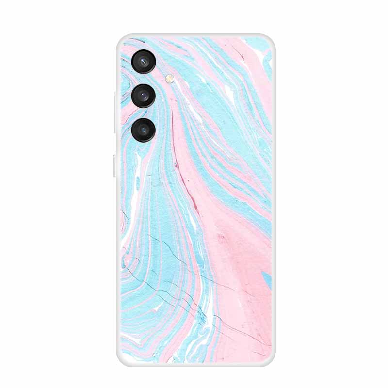 6.7" For Samsung S24 FE 5G Case Marble Soft Clear TPU Silicone Phone Covers for Samsung Galaxy S24 FE Case Bumper S24FE S 24FE