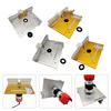 Aluminium Table Insert Plate Fence Sliding Brackets for Woodworking Benches