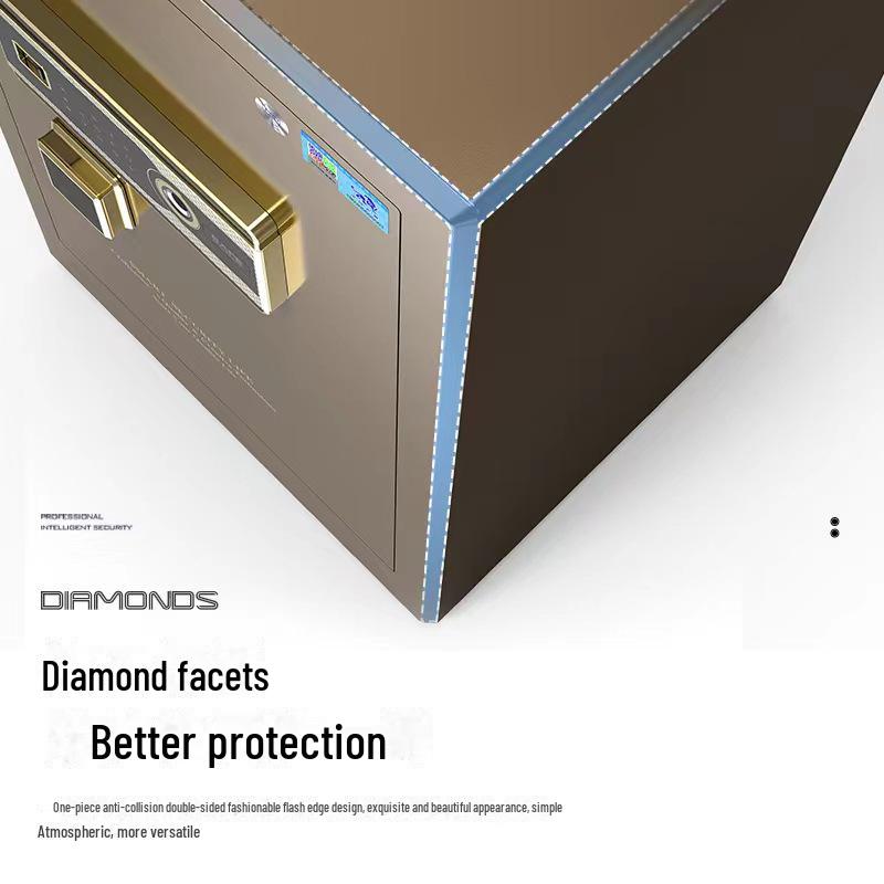 Tiger Brand All-Steel Fingerprint Safe for Home/Office - Anti-Theft Small Safe Deposit Box