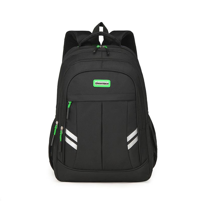 

Backpack Men s Large Capacity Business Computer Backpack Premium Travel Bag Junior High School Student School Bag зелений