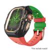 Luxury Modification Kit For Apple Watch Ultra 3 49mm Sport Rubber Strap For iWatch Series Ultra 2 1 49mm Glacier Case Refit Kit