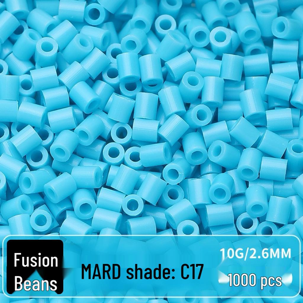 Confezione di Ricarica Perline Termofusibili da 264 Colori - 1000 Perline, 2,6 MM, Materiali per Puzzle 3D Fai da Te