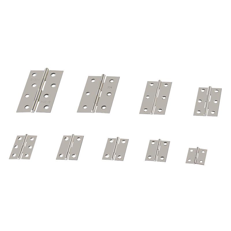 Stainless Steel Door & Window Hinges - Sizes: 1" To 4", Ideal for Picture Frames, Flat Opening, and Small Applications.
