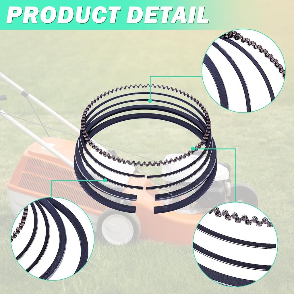 Adefol 88mm Piston Ring Set for Honda GX390 GXV390 STD Motor Gas Engine Replacement Parts for 13010-ZF6-003 13010-ZF6-005 H5013 3013 4013 2113 13hp